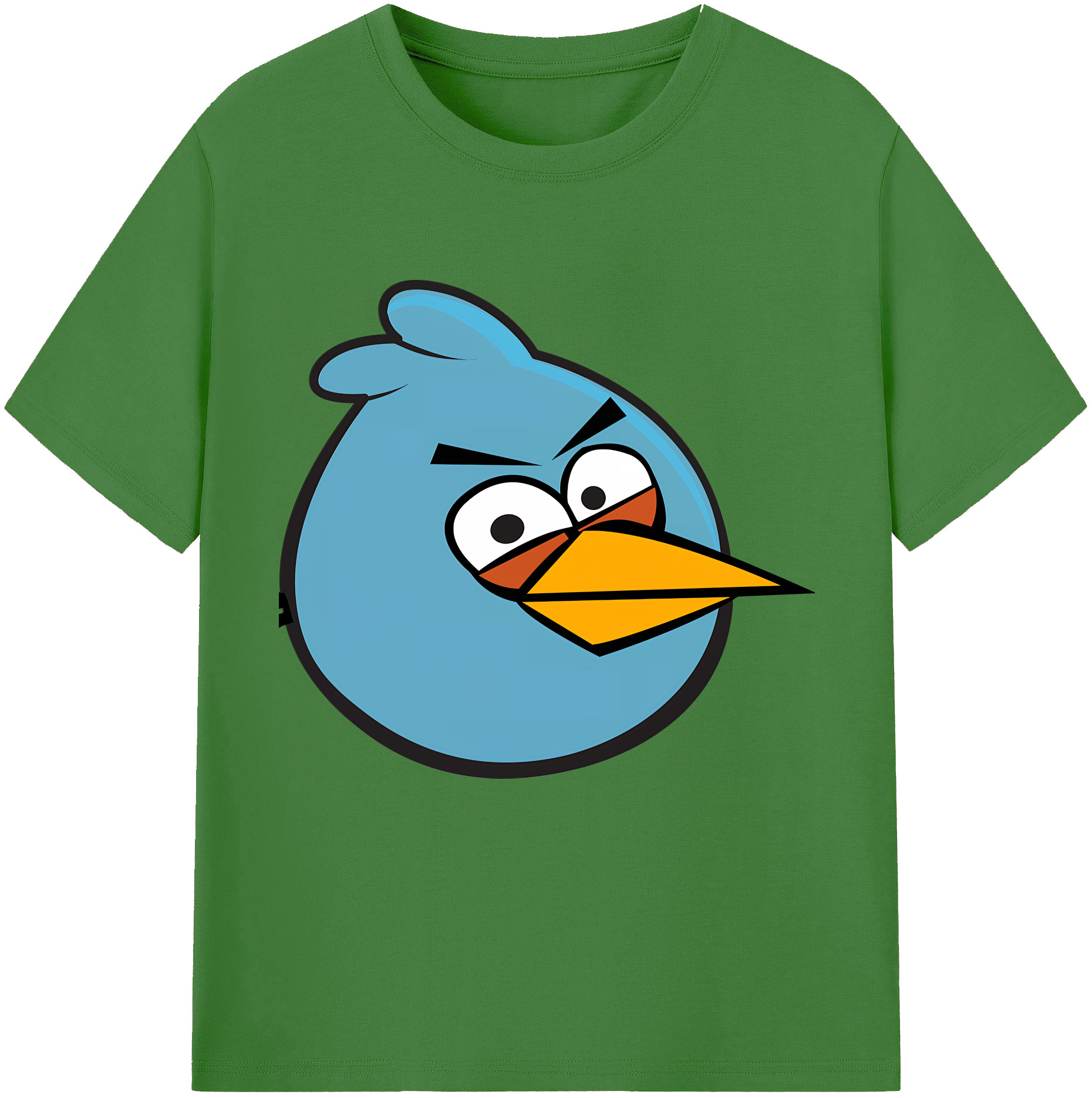 （画像用） Angry Birds アングリーバード レディースカジュアルプリントTシャツ（綿100％）